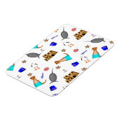 Magnet Flexible Oliver Le Motif de vacances de la plage d'été Otte (Côté Gauche)