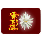 Magnet Flexible Om mani padme mantra (Horizontal)