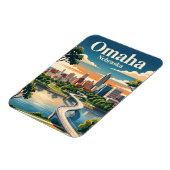 Magnet Flexible Omaha, Nebraska (Côté Gauche)