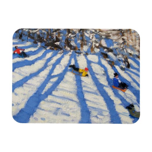 Magnet Flexible Ombres de l'arbre Morzine (Horizontal)