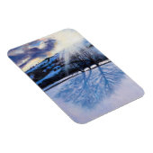 Magnet Flexible Ombres de neige 2009 (Côté Droit)