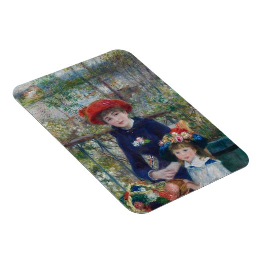 Magnet Flexible On the Terrace, Impressionist Portrait, Renoir (Côté Droit)