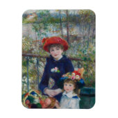 Magnet Flexible On the Terrace, Impressionist Portrait, Renoir (Vertical)