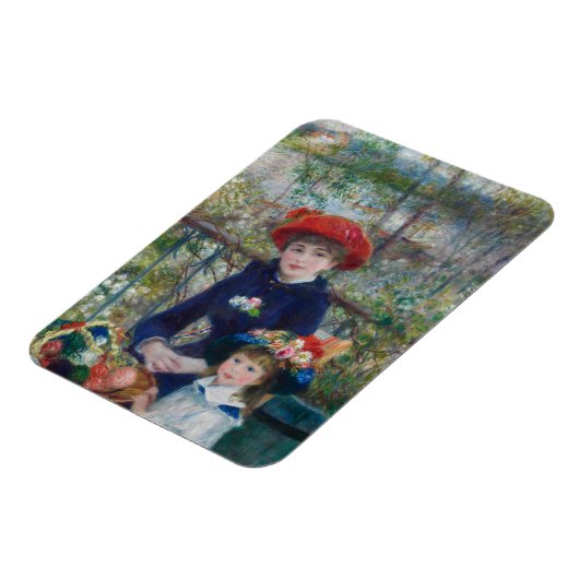 Magnet Flexible On the Terrace, Impressionist Portrait, Renoir (Côté Gauche)