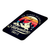 Magnet Flexible On Wings as Eagles Adventure Attend le style Vinta (Côté Gauche)