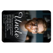 Magnet Flexible Oncle, Définition de Funcle Script Photo Amusant (Horizontal)