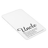 Magnet Flexible Oncle le plus froid jamais, Script de définition d (Côté Droit)