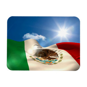 Magnet Flexible Ondulation de drapeau du Mexique produite par