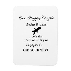 Magnet Flexible One happy Couple, l'aventure commence co mariage