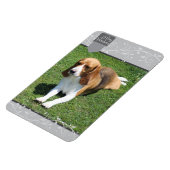 Magnet Flexible Onglet Argent & Joyeux Noël (Côté Gauche)