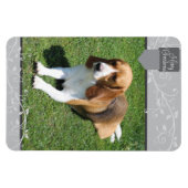 Magnet Flexible Onglet Argent & Joyeux Noël (Horizontal)