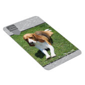 Magnet Flexible Onglet Argent & Joyeux Noël (Côté Droit)