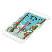 Magnet Flexible Ontario À Ski (Côté Gauche)