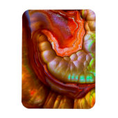 Magnet Flexible Opale de feu rouge iridescente (Vertical)