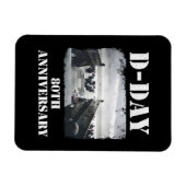 Magnet Flexible Opération Overlord 1944 Jour J 2024 Normandie (Horizontal)