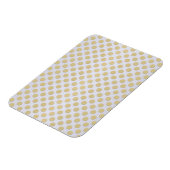 Magnet Flexible Or et pois blancs (Côté Gauche)