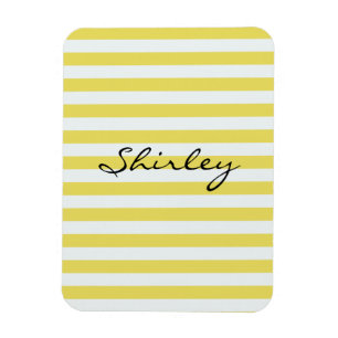 Magnet Flexible Or pâle et rayures blanches par Shirley Taylor
