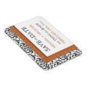 Magnet Flexible Orange en damas piqué plat Enregistrer l'aimant de (Côté Droit)