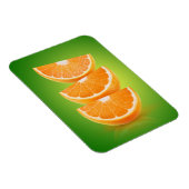 Magnet Flexible Orange en vert (Côté Droit)