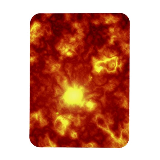 Magnet Flexible Orange et jaune (Vertical)