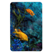 MAGNET FLEXIBLE ORANGE FISH BLUE OCEAN (Vertical)