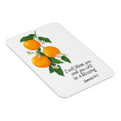 Magnet Flexible Orange Fruit Genèse 12:2 (Côté Droit)