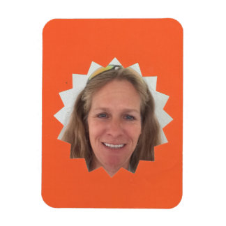 Magnet Flexible Orange Grand cadre photo Sun