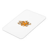 Magnet Flexible Orange jaunâtre, Jaune orangé (Côté Gauche)