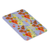 Magnet Flexible Orange Red Poppy violet joyeuse Dames d'anniversai (Côté Droit)