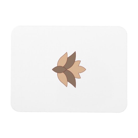 Magnet Flexible Orange rougeâtre (Horizontal)