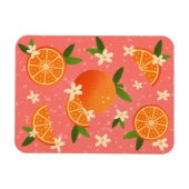 Magnet Flexible Oranges et fleurs d'oranges (Horizontal)