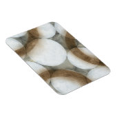 Magnet Flexible Orbes blanches et cercles Brown (Côté Droit)