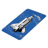 Magnet Flexible Orbite terrestre de découverte de navette spatiale (Côté Gauche)