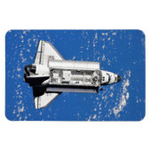 Magnet Flexible Orbite terrestre de découverte de navette spatiale (Horizontal)