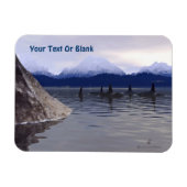 Magnet Flexible Orca d'eau foncée (Horizontal)