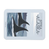 Magnet Flexible Orca Whales #1 - Sitka, Alaska (Horizontal)