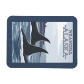 Magnet Flexible Orca Whales #1 - Wrangell, Alaska (Horizontal)