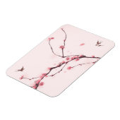 Magnet Flexible Oriental painting, cherry blossom (Côté Gauche)