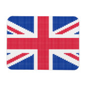 Magnet Flexible Original cross-stitch design Union Jack (Horizontal)