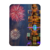 Magnet Flexible Orlando Florida Lake Eola Fireworks & Fontaine (Vertical)