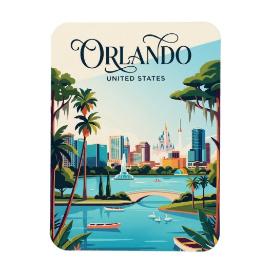 Magnet Flexible Orlando Floride (Vertical)