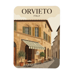 Magnet Flexible Orvieto, Italie, façade d'un café