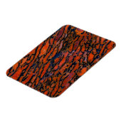Magnet Flexible Os fossile de dinosaure pétrifié rouge (Côté Gauche)