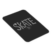 Magnet Flexible Os squelette de skate (Côté Droit)