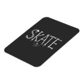 Magnet Flexible Os squelette de skate (Côté Gauche)