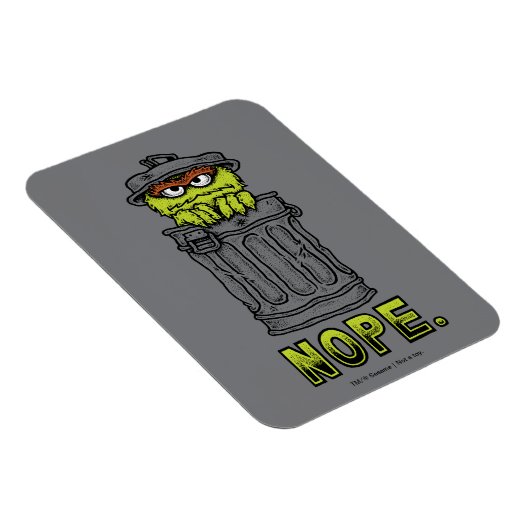 Magnet Flexible Oscar le Grouch - Non. (Côté Droit)