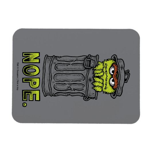 Magnet Flexible Oscar le Grouch - Non. (Horizontal)