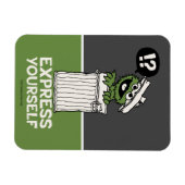 Magnet Flexible Oscar le Groupement Express Vous-même (Horizontal)