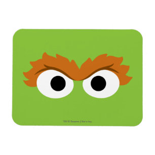 Magnet Flexible Oscar the Grouch Big Face