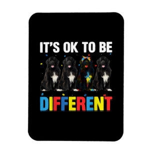 Magnet Flexible Oser être différent Funny Newfie Cute Newfie